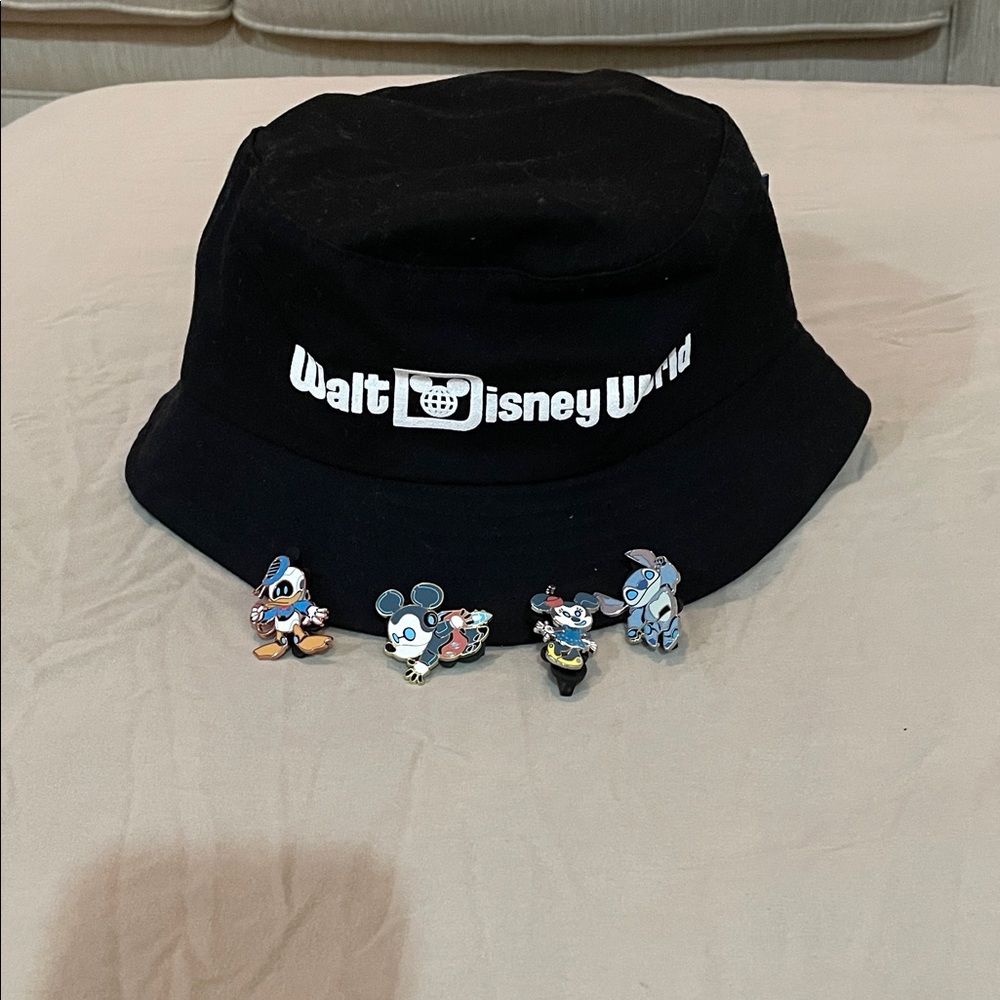 Disney Black Bucket Hat